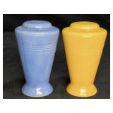 Vtg Homer Laughlin Harlequin Salt & Pepper Shakers