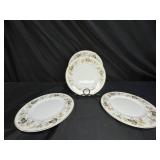 4 Royal Doulton Larchmont 8" Salad Plates