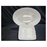 Antique WH Brindley & Johnson Bros Platter & Bowl