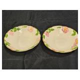 Franciscan Desert Rose 2 Cereal/Serving Bowls