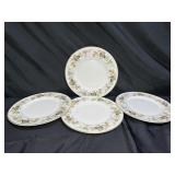 Four Royal Doulton Larchmont 8" Plates