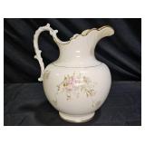 Porcelain Taylor & Knowles Floral Water Pitcher