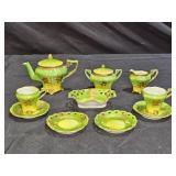 10 Piece Miniature Porcelain Tea Set