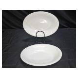 2 J & G Meakin & Co. Ironstone Oval Serving Bowls