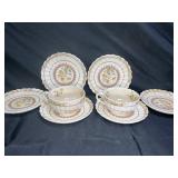 Copeland Spode Buttercup Tea Cups & Saucers