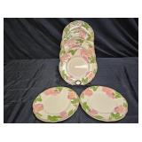 Franciscan Desert Rose 6 Bread Plates