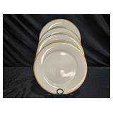 4 Noritake Viceroy #7222 Dinner Plates