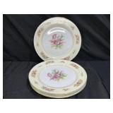 4 Noritake Empire Occupied Japan Dinner Plates