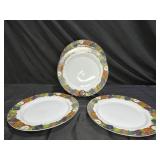 4 Dansk Cornucopia Dinnerware Dinner Plates