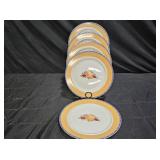 5 Dansk Fiance Fruits Salad Plates