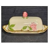 Franciscan Desert Rose Covered Butter Dish
