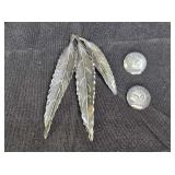 3 Stuart Nye Signed Sterling Silver Brooches