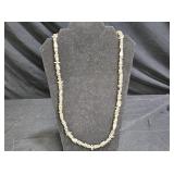 Sterling Silver Chunky Puka Bead Necklace