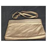 Vintage Jones New York Bronze Metallic Clutch Bag