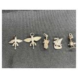 5 Sterling Silver Charms
