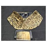 Faux Fur Pull Through Scarf & Change Purse Wallet