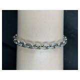 David Yurman Sterling & 18k Gold Bracelet