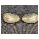 Carra Puff Sterling Silver Post Earrings