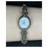 Arenix Ladies MOP Face & Hematite Band Watch