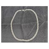 Sterling Silver Byzantine Link Chain Necklace