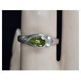 Sterling Silver Peridot Woman