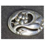 George Jenson Denmark Sterling Silver Berry Brooch