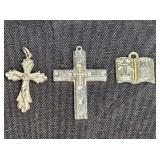 3 Religious Themed Pendants