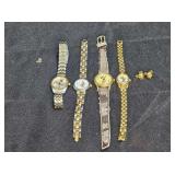 4 Vintage Disney Mickey / Minnie Mouse Watches