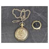 Ladies Quartz Watch Head & Wranger Pocket Watch