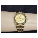 Seiko Sports 150 Gold Tone Quartz Watch