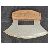 Vintage Wooden Handled Mezzaluna