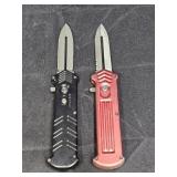 2 Dalton Cupid Clones OTF Switchblade Knives