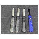 4 Unmarked OFT  Knives