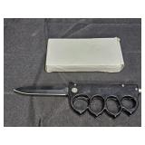 US 1918 AZAN Brass Knuckles Knife Combo