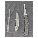 Kutmaster, GK21. & Frost Cutlery Folding Knives