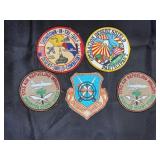 5 Different Desert Shield Patches