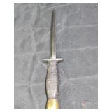 Vintage Leather Handle Combat Dagger