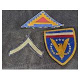 WWII Private, Seventh Army & ETO Patches
