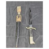 WW2 Era German EUF Horster Bayonet & Scabbard