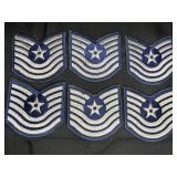 6 Vintage US Air Force Technical Sergeant Patches