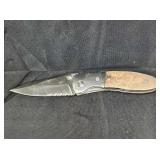 Wood Look Folding Knife with Liner Lock