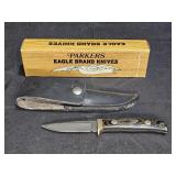 Parkers Eagle Brand Damascus Blade Knife