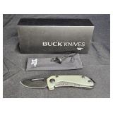 Buck 417 Budgie S35VN Jade Green G10 Folding Knife
