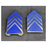 2 USAF JROTC Cadet Captain Rank Pins