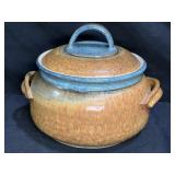 Handmade Art Pottery Covered Dish