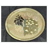Handmade Art Pottery Plate