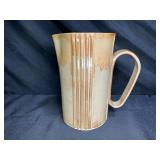 Handmade Art Pottery Pitcher Signed Bay