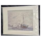 "Coast Scene" Print by John Constable