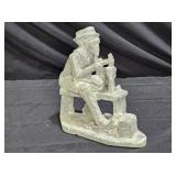 Vintage Soapstone Cobbler Sculpture