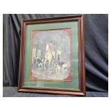 "Morning-Going to Cover" Print by E.A.S. Douglas